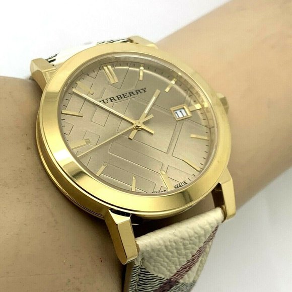 Burberry Women's Watch BU9026 The City Gold Tone - Picture 5 of 9